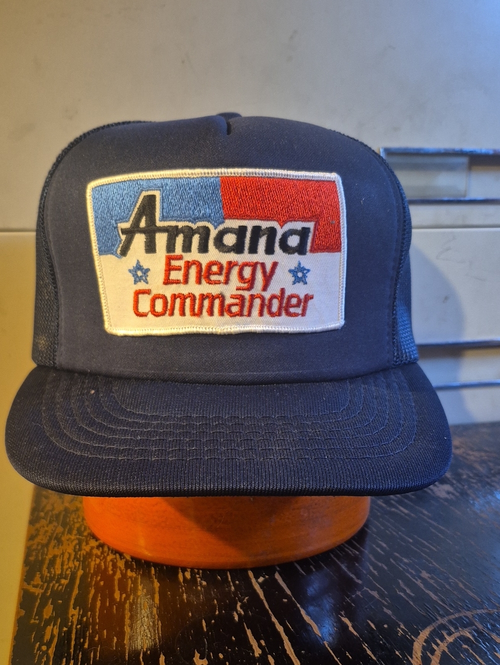 Vintage Amana Energy Commander Trucker Hat